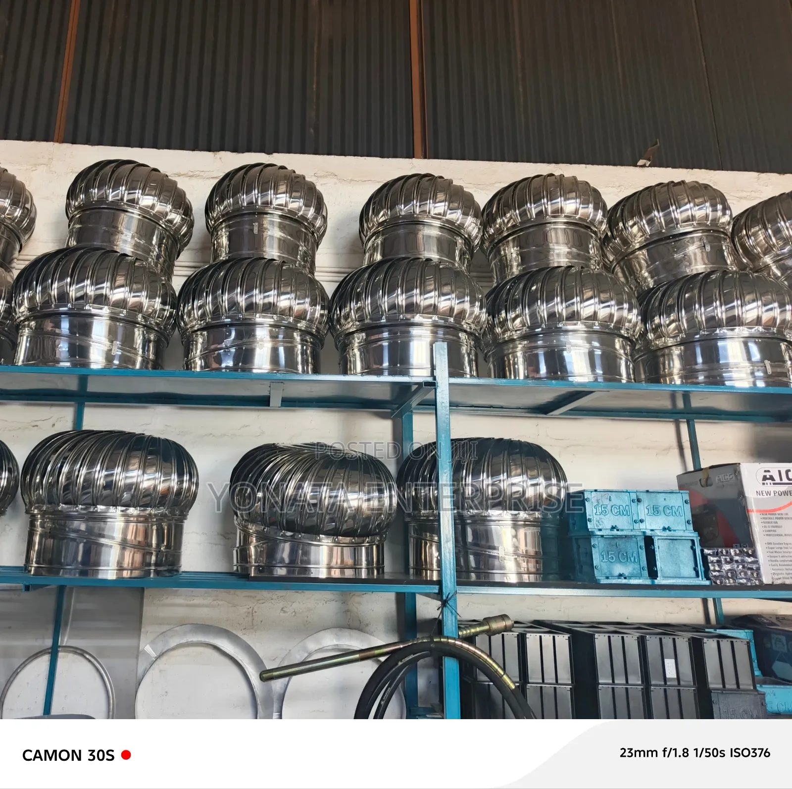 Air Roof Cyclone/ Turbines 500mm