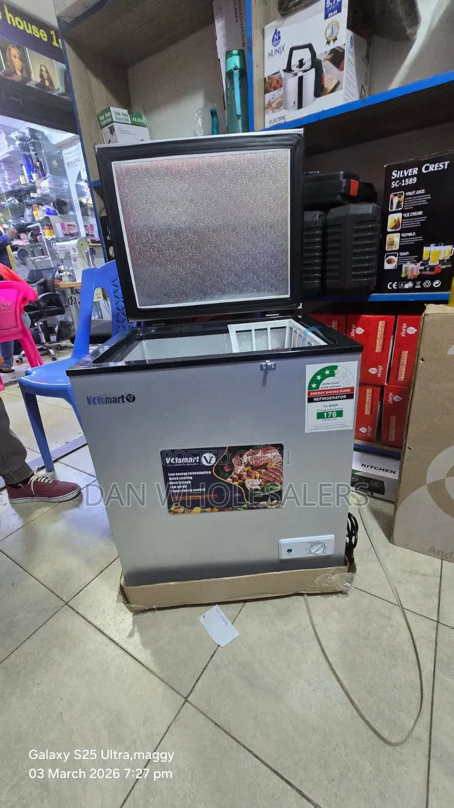 Volsmart 60l Energy Saving Chest Freezer