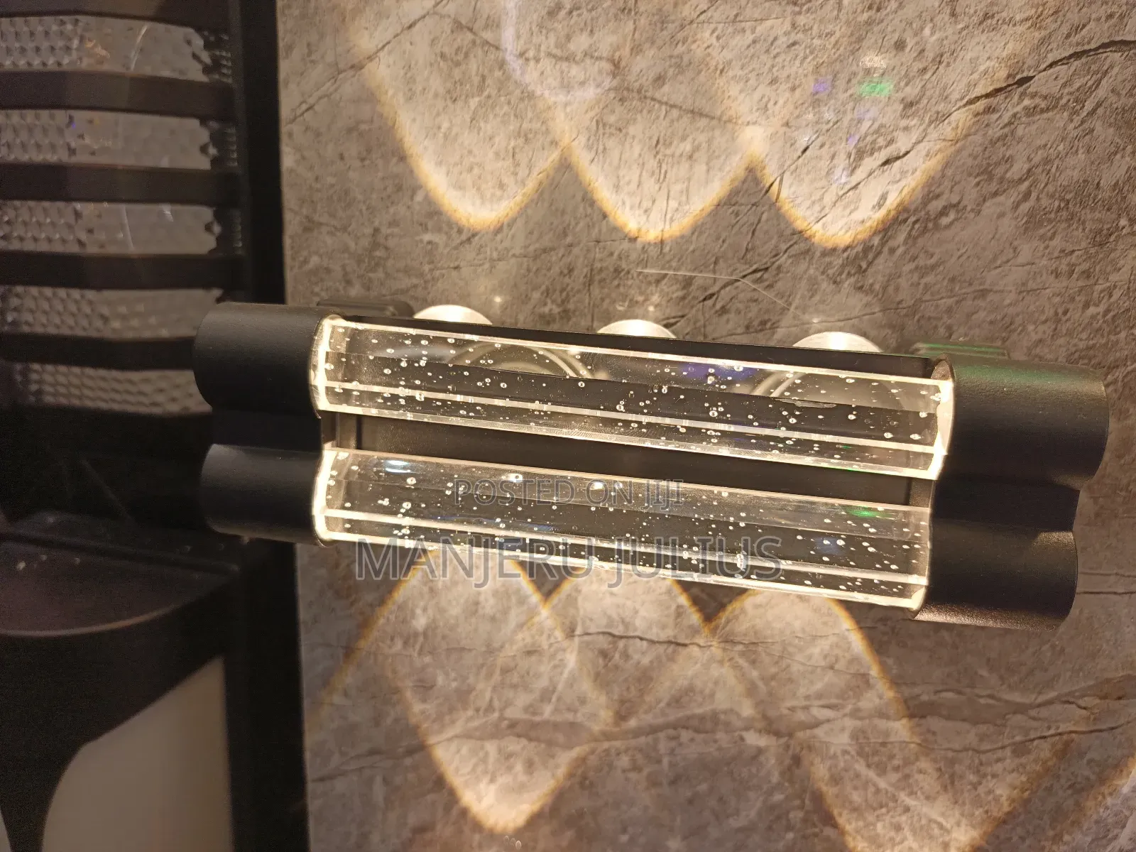Twin Crystal Led Wall Light