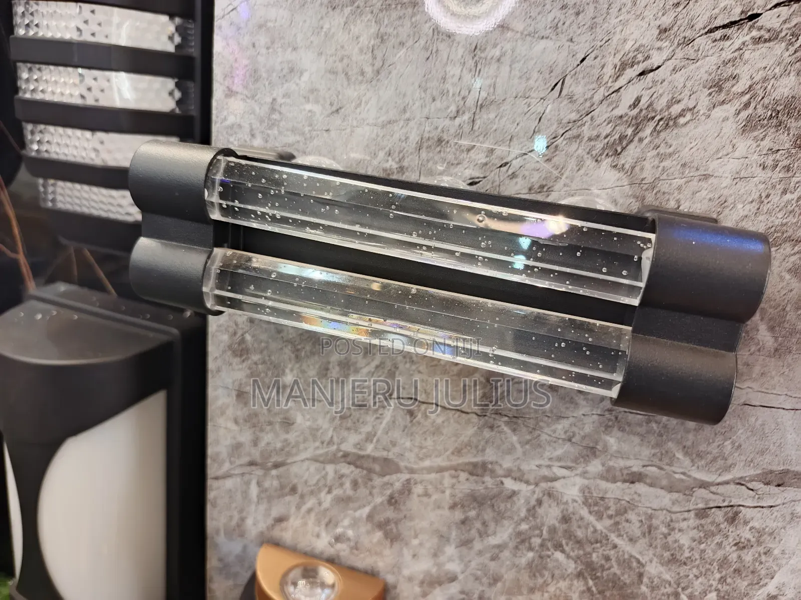 Twin Crystal Led Wall Light