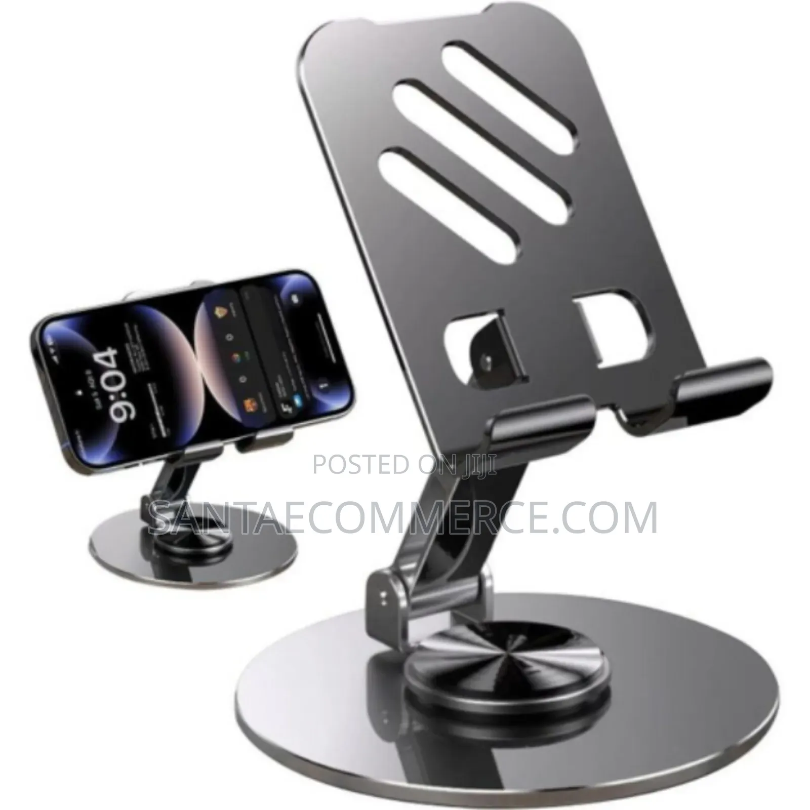 Adjustable Metallic Desktop Phone Tablet Stand Holder