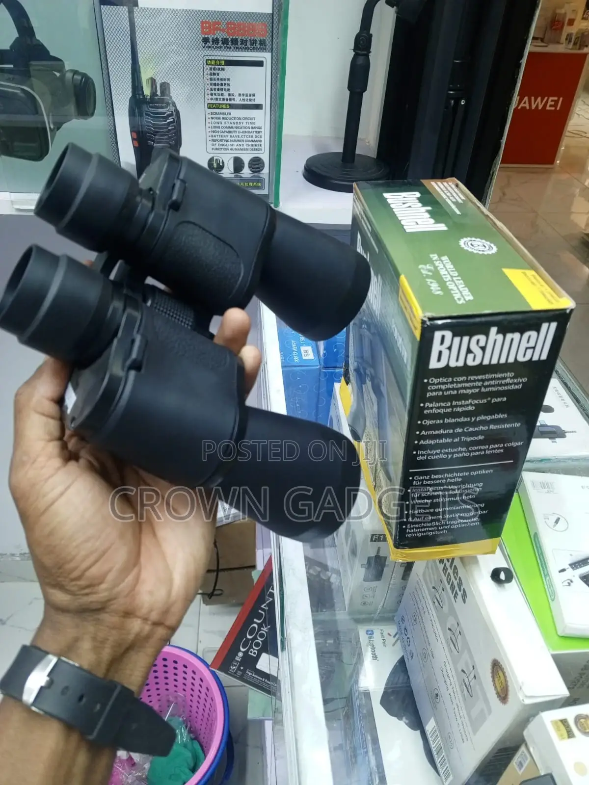 Bushnell Powerview 60x60 High Power Binoculars Long Range Hd Telescope