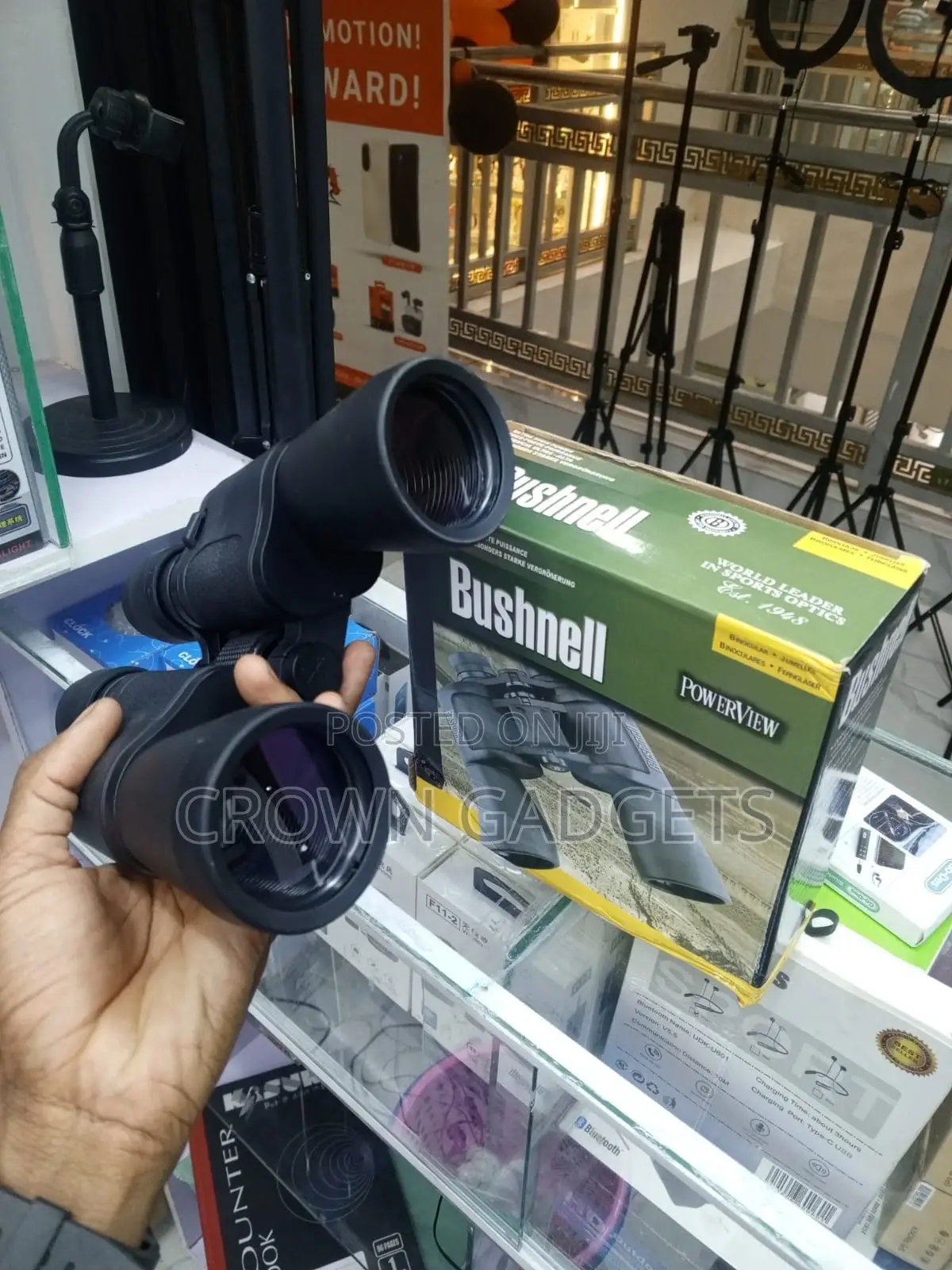 Bushnell Powerview 60x60 Hd Binocular for Hunting Bird Watching Travel