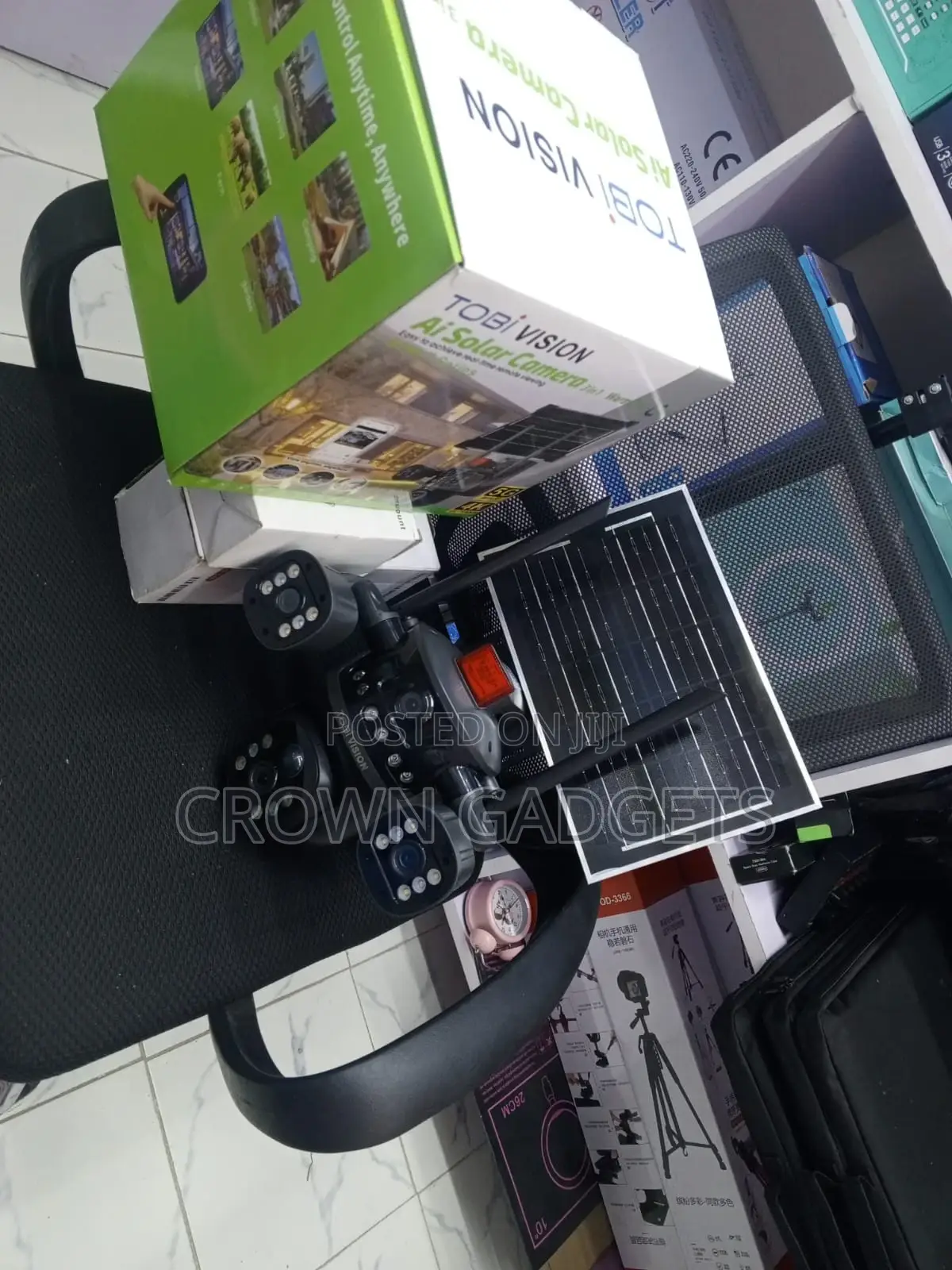 Tobi Vision Solar Powered Ai Security Camera PTZ 