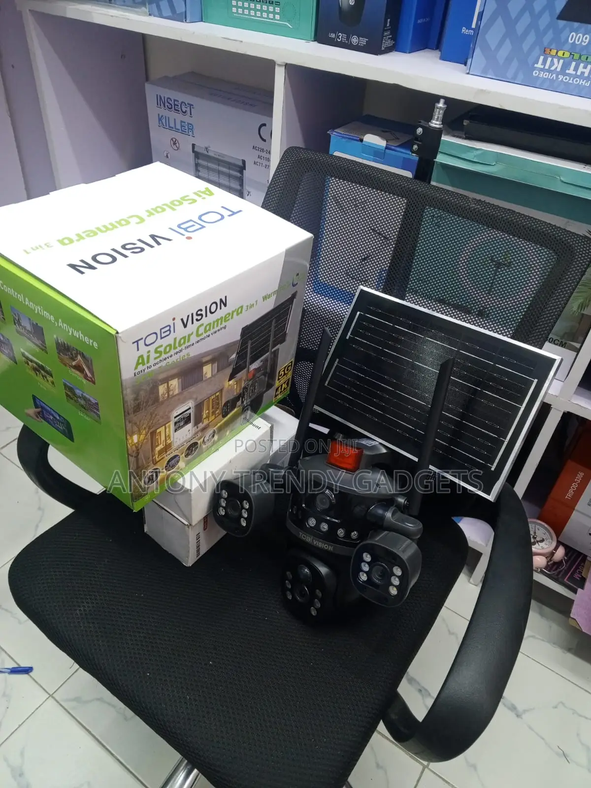 Tobi Vision Ai Solar Cctv Camera 4k Motion Detection Ptz