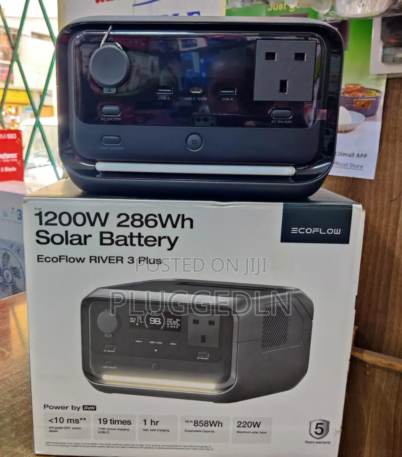 Ecoflow River 3 Plus Portable Power Station.