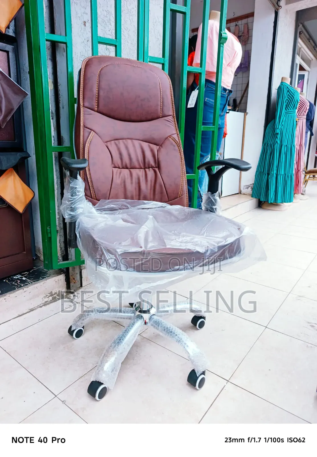 Brown High Back Executive Office Chair