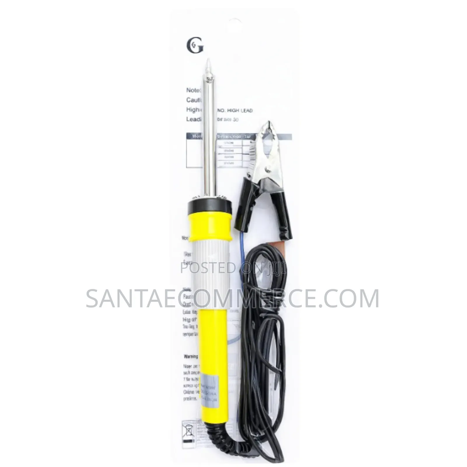 Dc 12v 30w Portable Soldering Iron With Alligator Clip