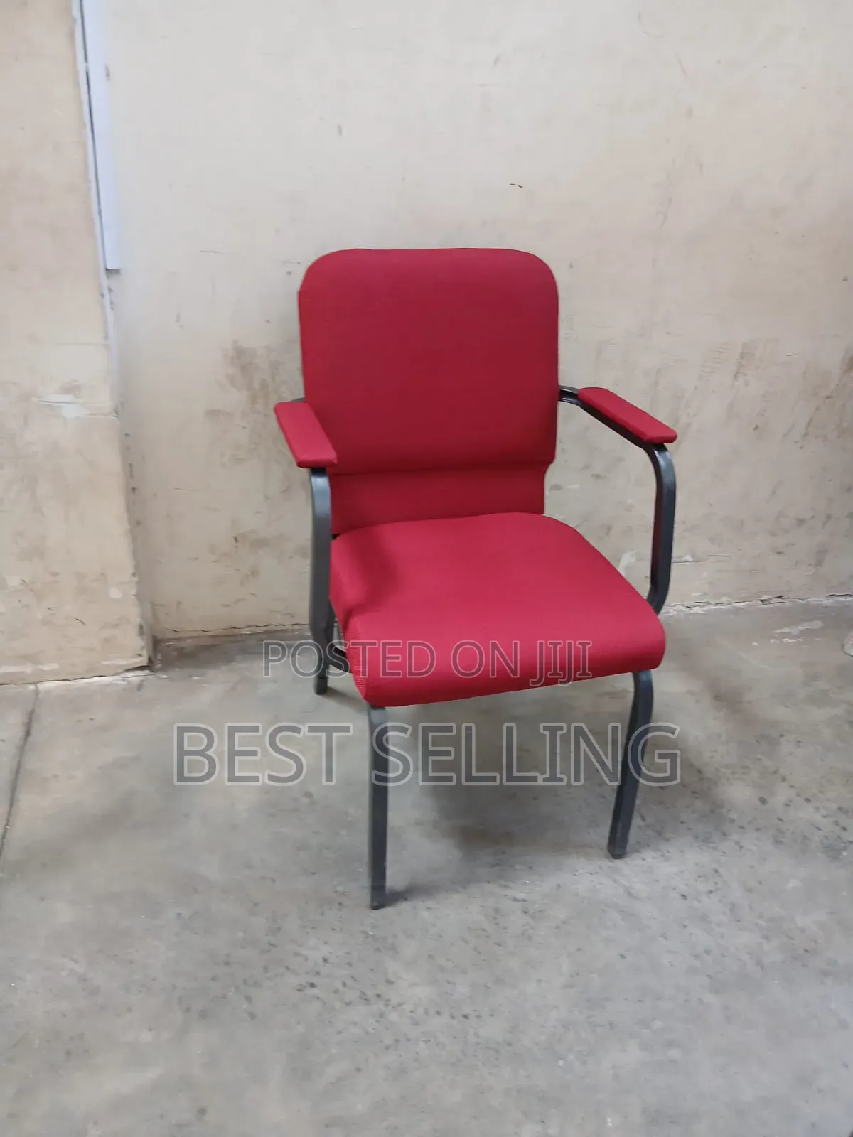 Red Conference Chairs With Hands