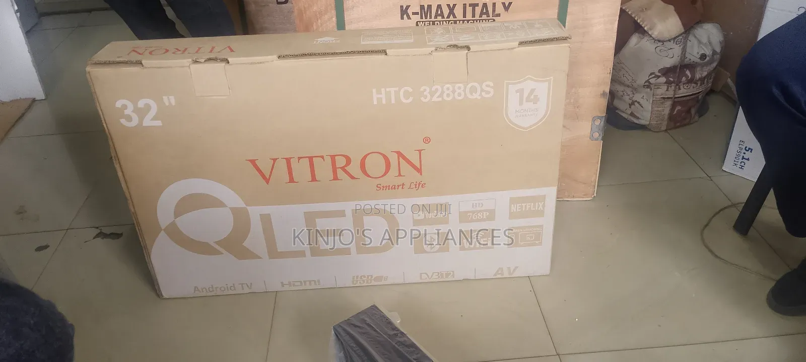 Vitron 32inch Qled Smart Tv Htc3288qs