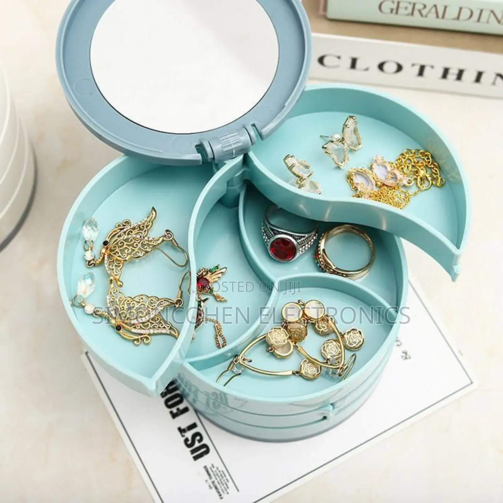 4 Layer  Rotating Accessories Storage  Box