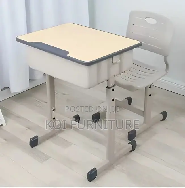Kids Furniture; Student Table and Chair Height Adjustable Set