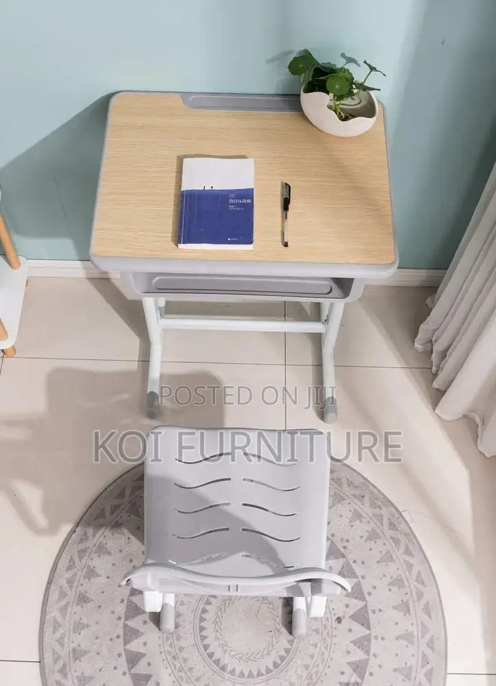 Kids Furniture; Student Table and Chair Height Adjustable Set