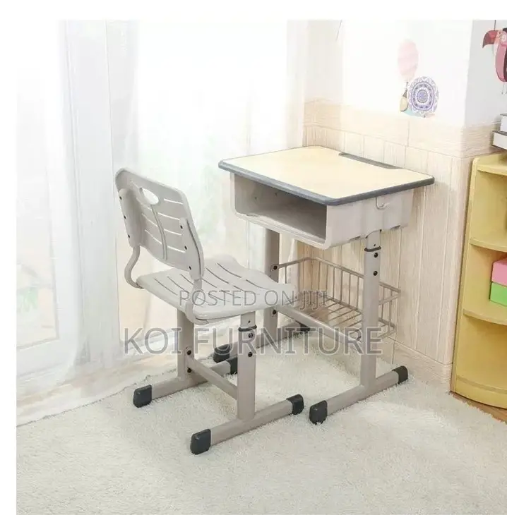Kids Furniture; Student Table and Chair Height Adjustable Set