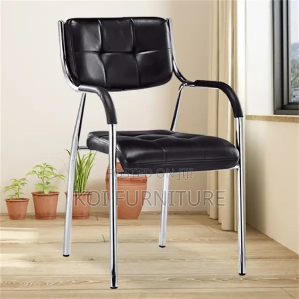 Office Chairs; Catalina Guest Chair in Black