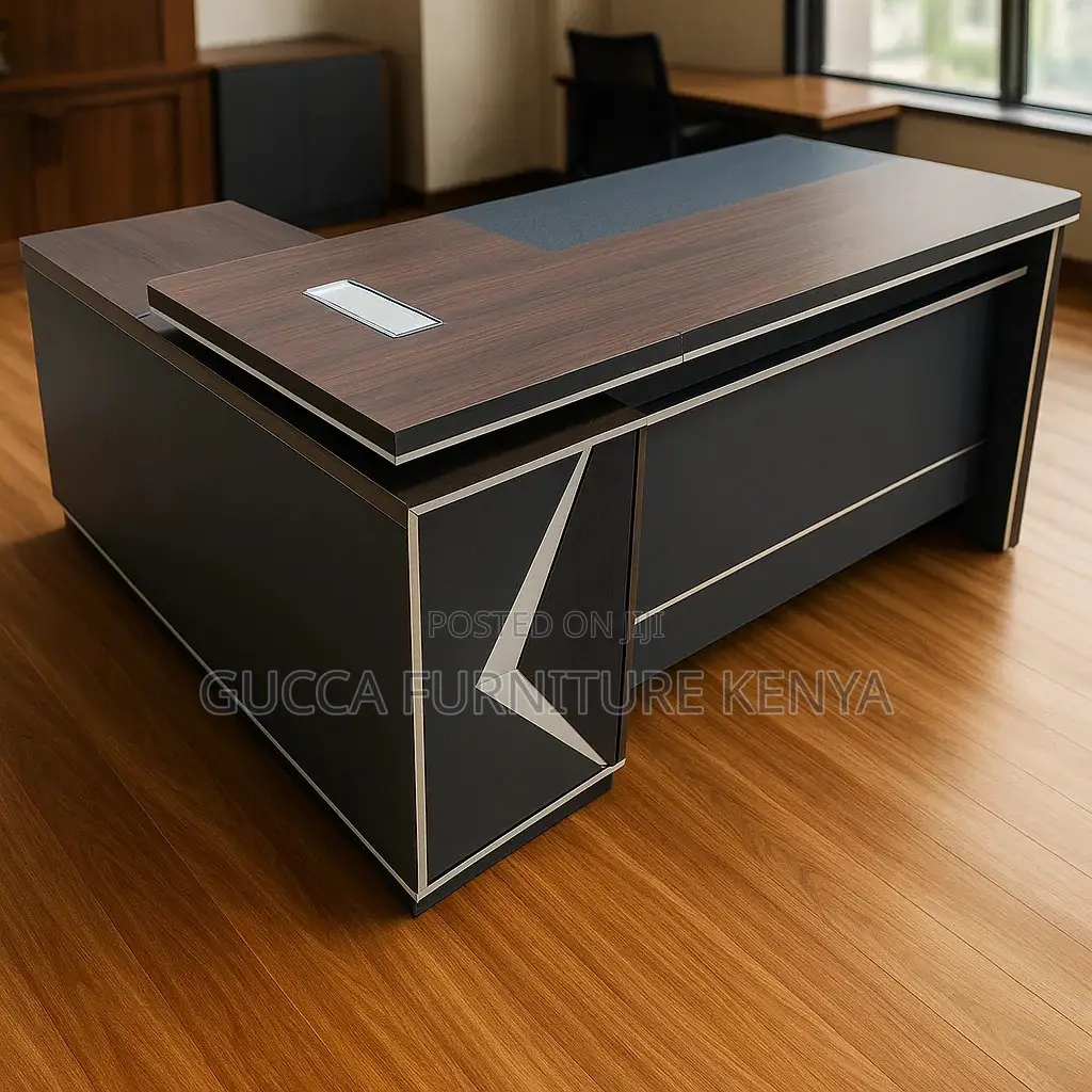 Executive 180cm L-shaped Office Table