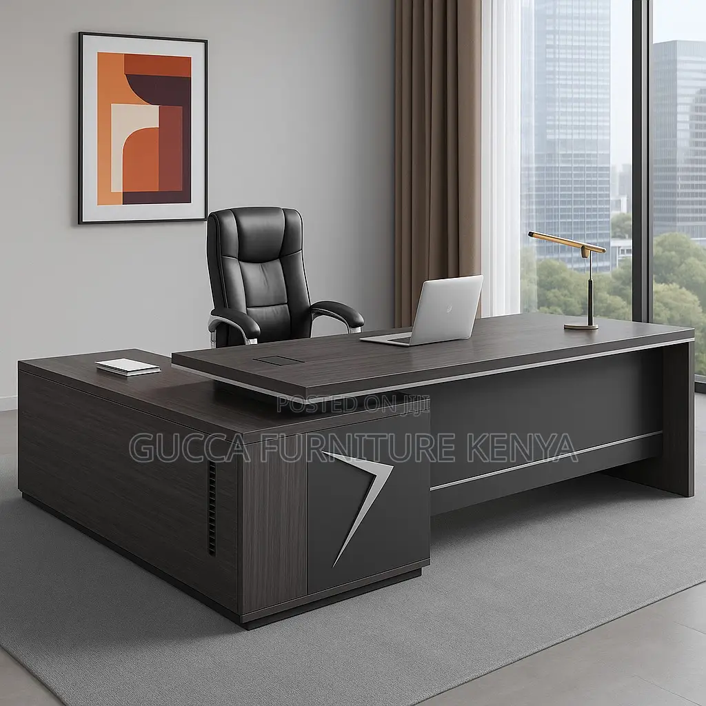 Executive 180cm L-shaped Office Table