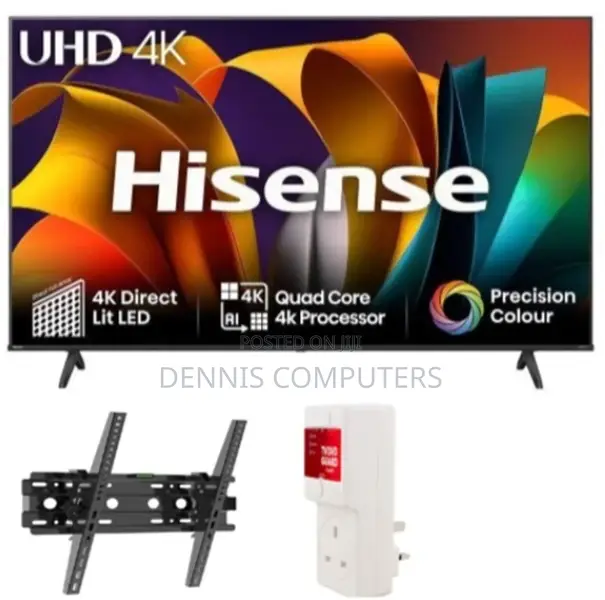 Hisense 65" Smart Uhd Frameless Smart Tv Latest 2 Years Warranty