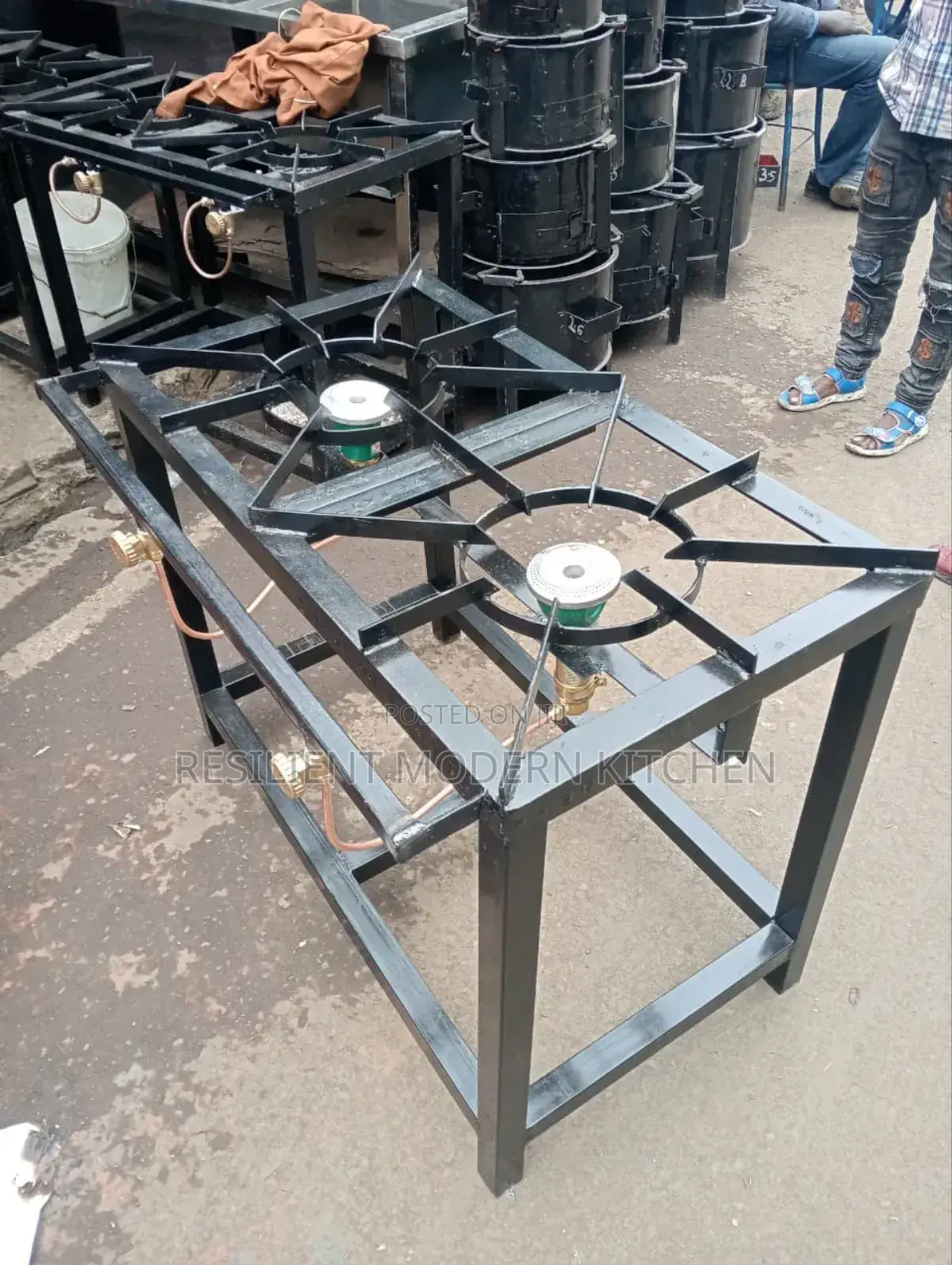 Mild Steel 2 Burner Gas Cooker