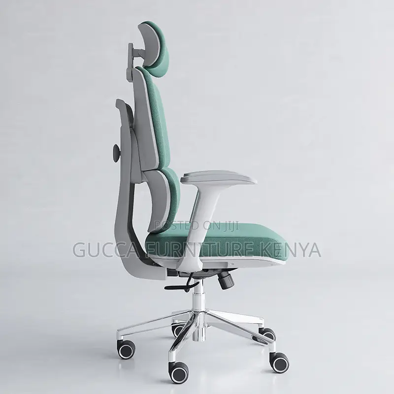 Green Orthopedic High-back Office Chair