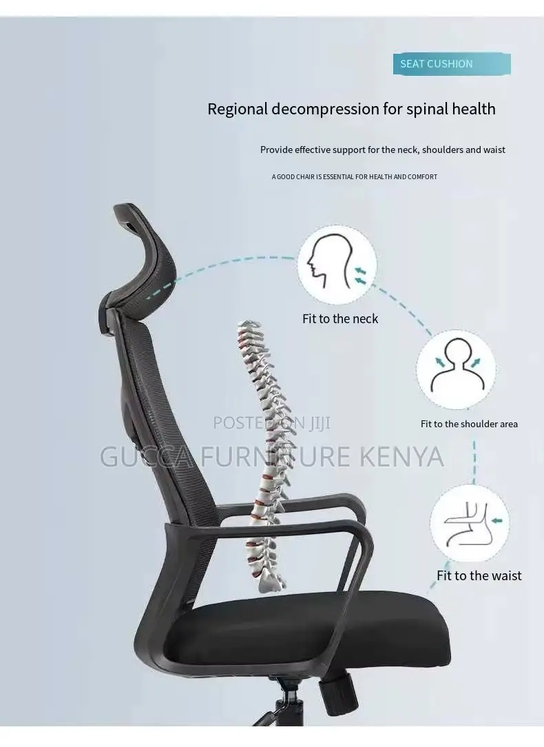 Adjustable Height Swivel Ergonomic Chair
