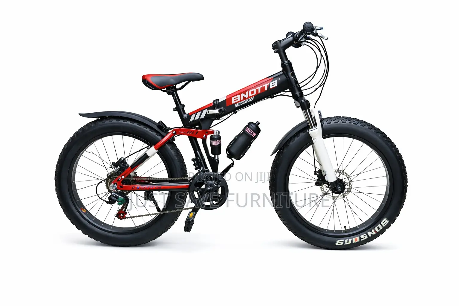 Size 26folding Fat Tire Mountain Bike – Dual Suspension
