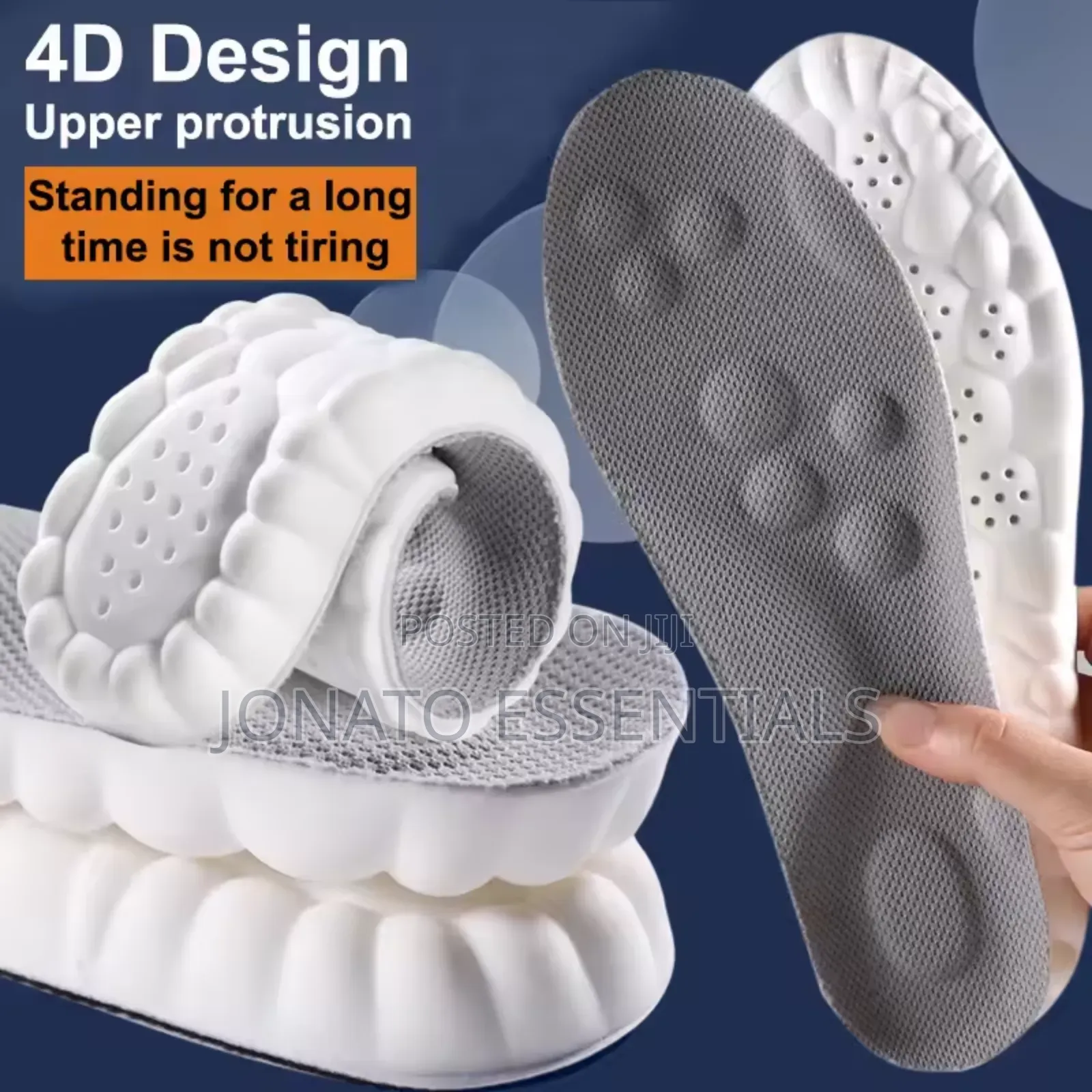 Super Soft Honeycomb Cushion Insoles for All-Day Shoe Comfort