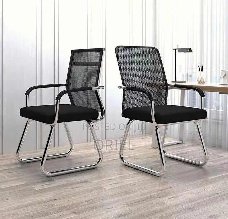 Office Guest's Chair; Sleek Stackable Office Meeting Chair