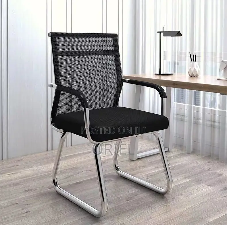 Office Guest's Chair; Sleek Stackable Office Meeting Chair