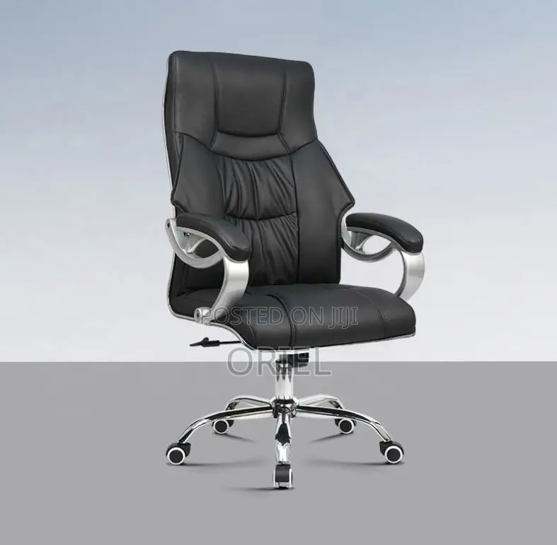 Office Chairs; Professional Leather High-Back Work Chair