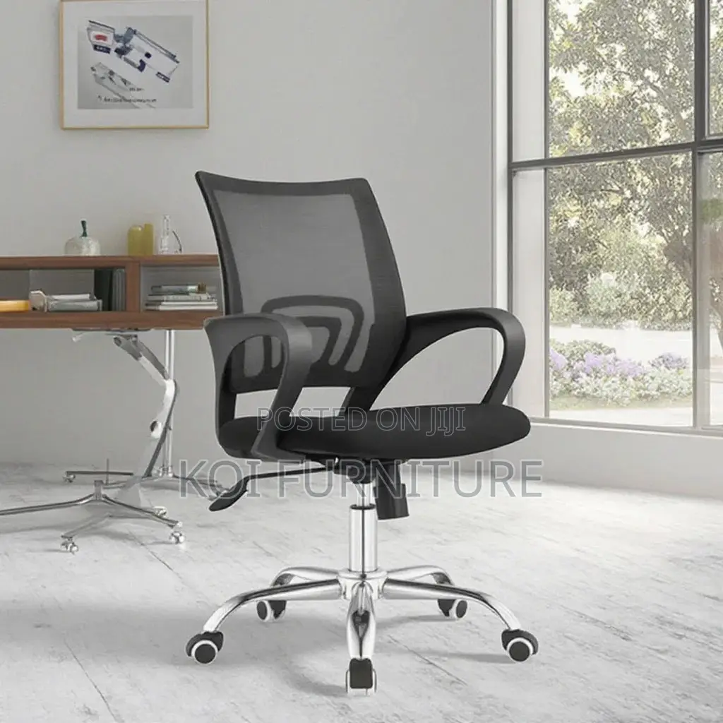 Office Chairs; Fabric Home Office Clerical Mesh Chair