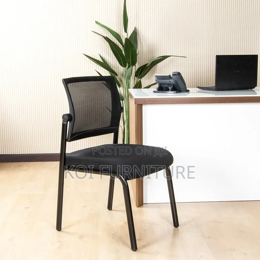 Office Chairs; Strong Fabric Mesh Office Visitor Chairs