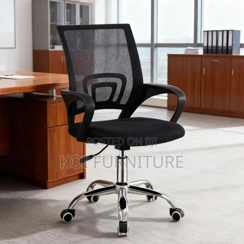 Office Chairs; Fabric Home Office Clerical Mesh Chair