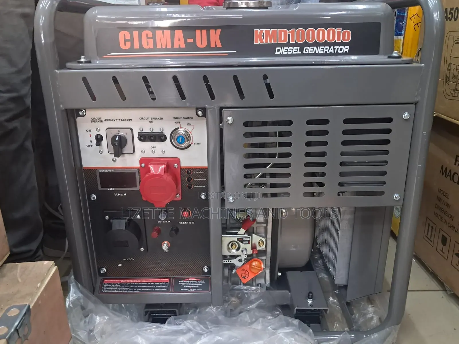 Cigma Uk 10kva Dual Phase Diesel Generator (Both Single and 3 Phase)