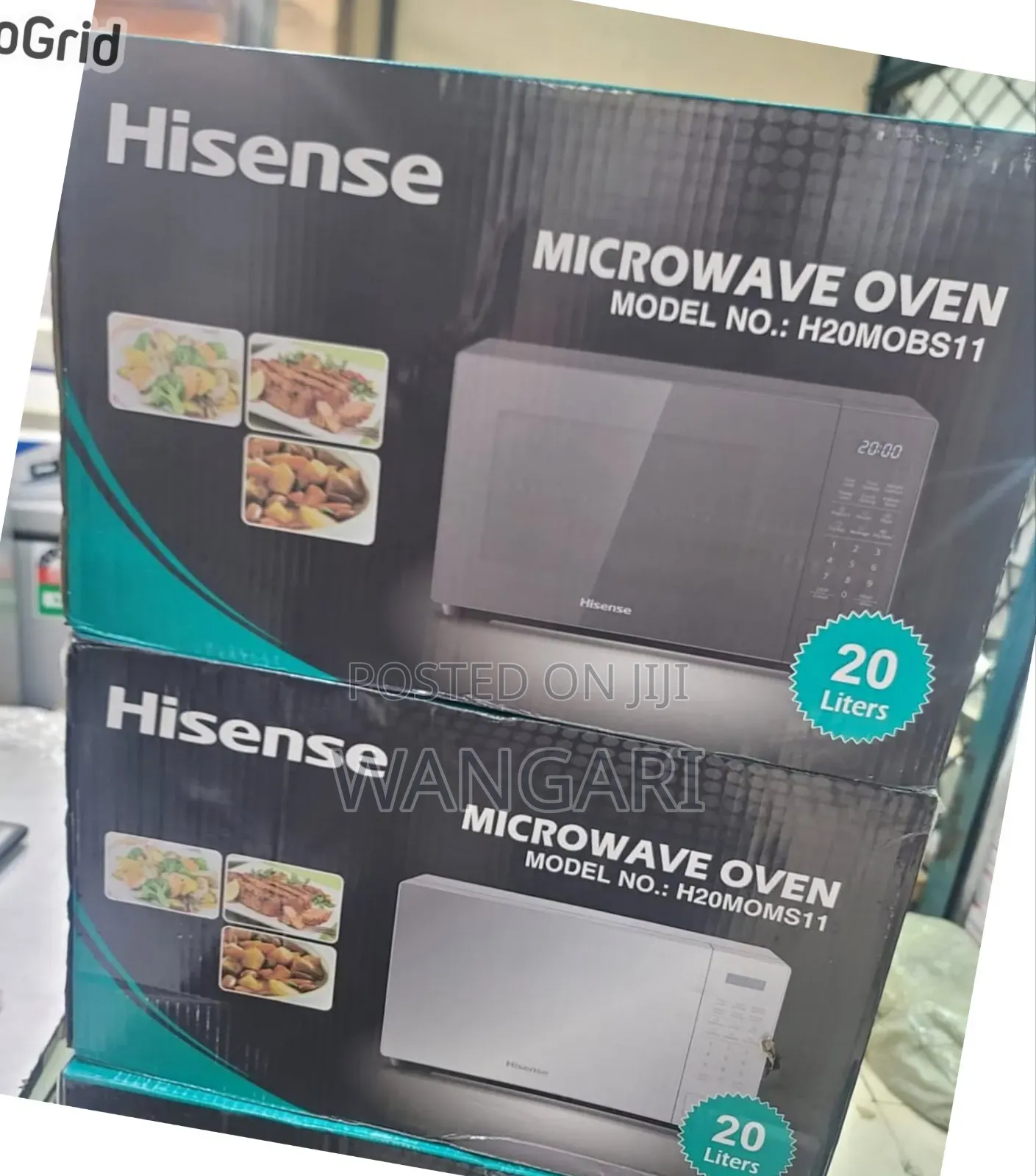 New Black Hisense Microwave
