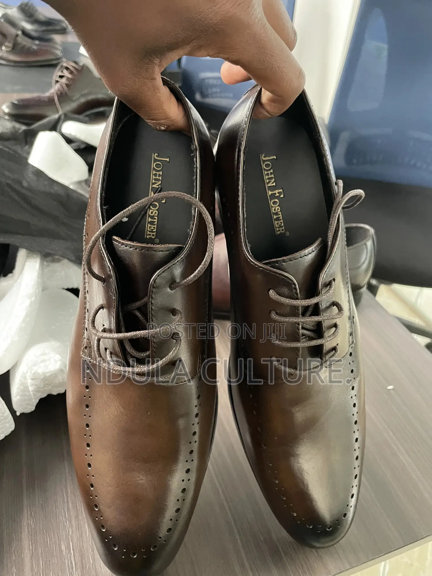 Premium Leather John Foster Official Shoes