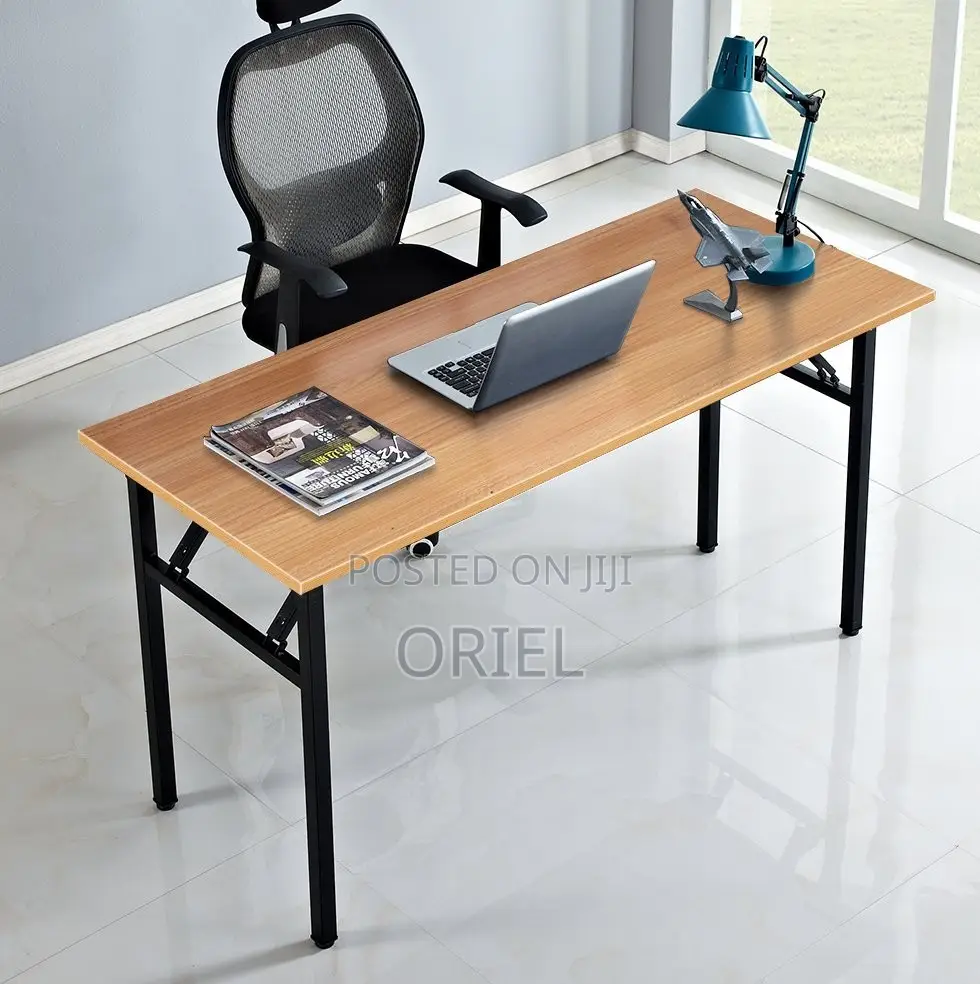Modern Office Study Foldable Table : Folding Computer Table