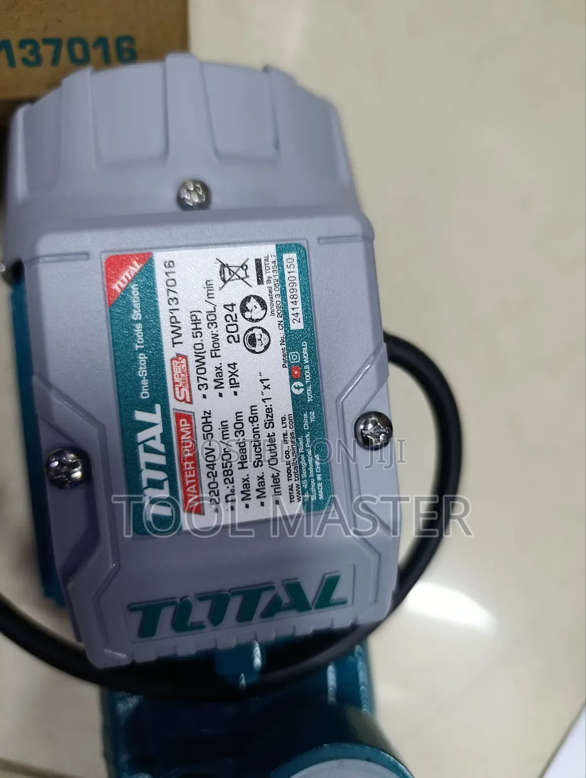 0.5hp Total Electric Booster Pump /Total 0.5hp Booster Pump