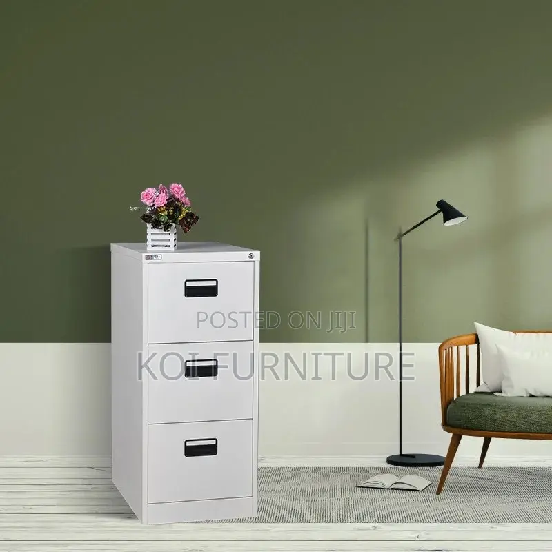 Office Cabinet; Three Drawers Steel Office Filing Cabinet