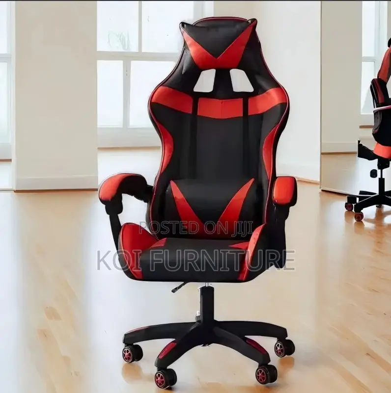 Office Chair; Red Black Admans Gamers Seat