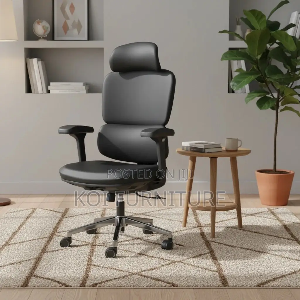 Office Chair; Executive Orthopedic High Back Chair