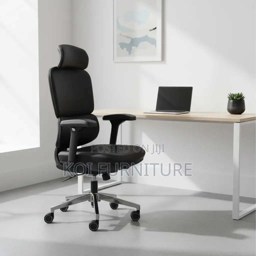 Office Chair; Executive Orthopedic High Back Chair