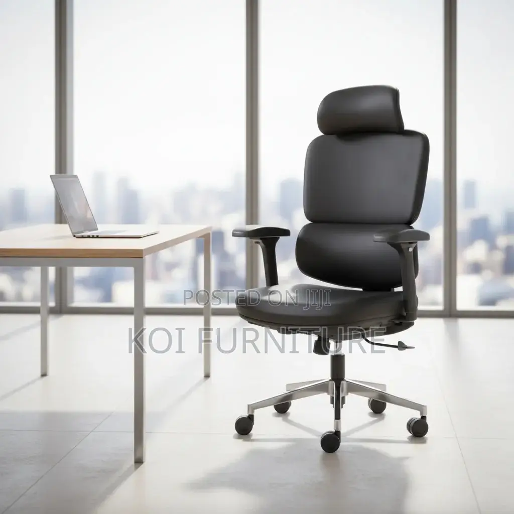 Office Chair; Executive Orthopedic High Back Chair