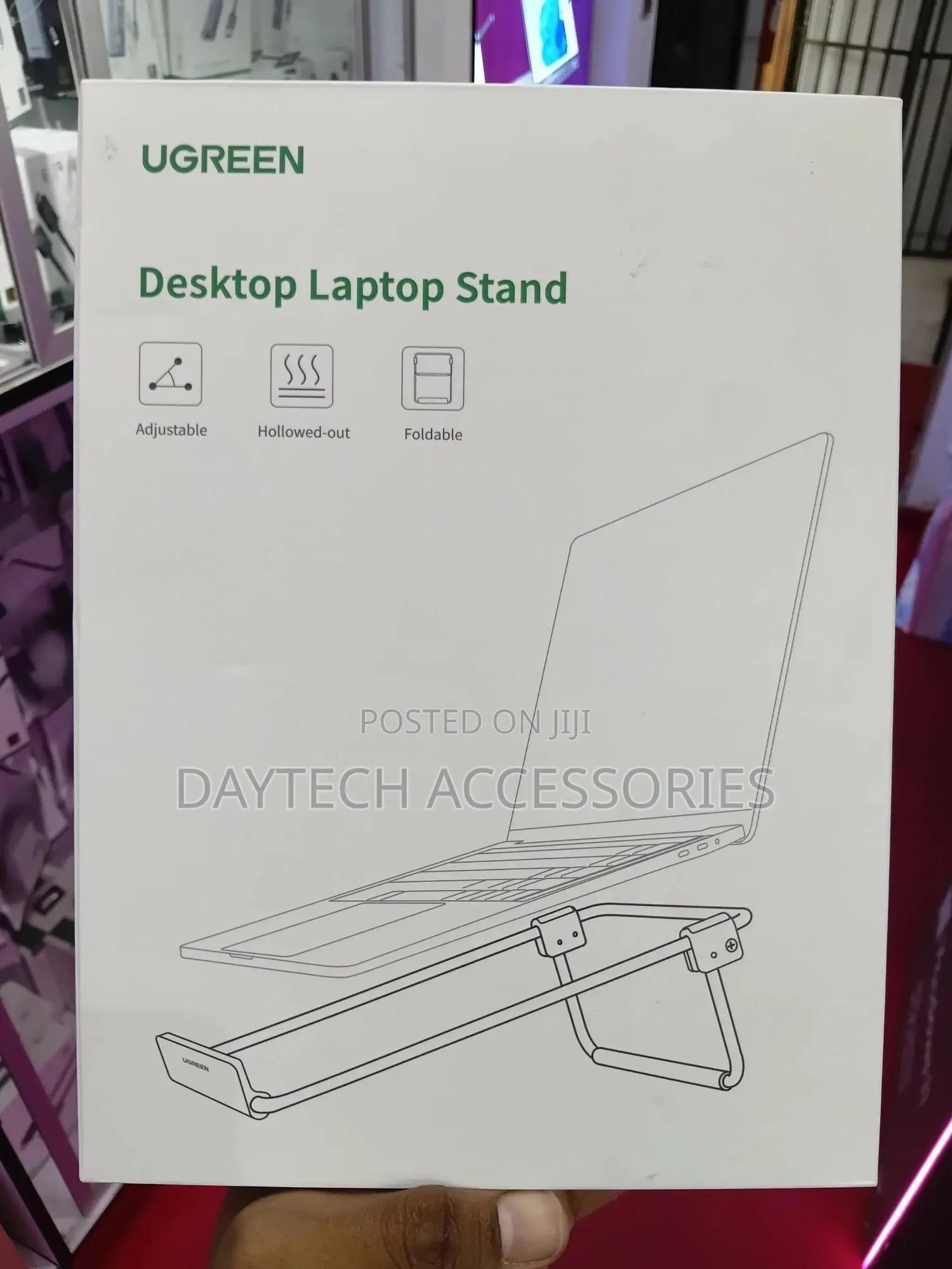 Ugreen Lp230 Laptop Stand, 11-17'' Adjustable (Silver)