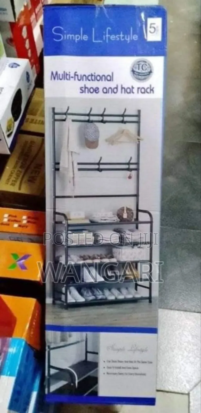 Executive Shoe Rack With Hanger