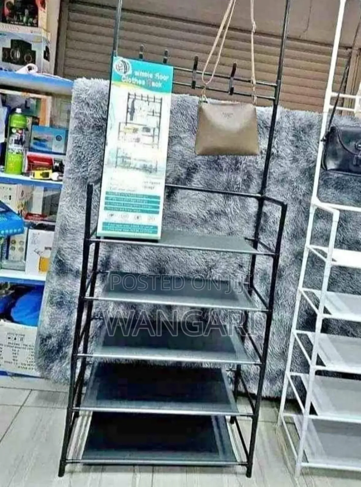 5 Layers Multi-Function Shoe Rack With Hanger