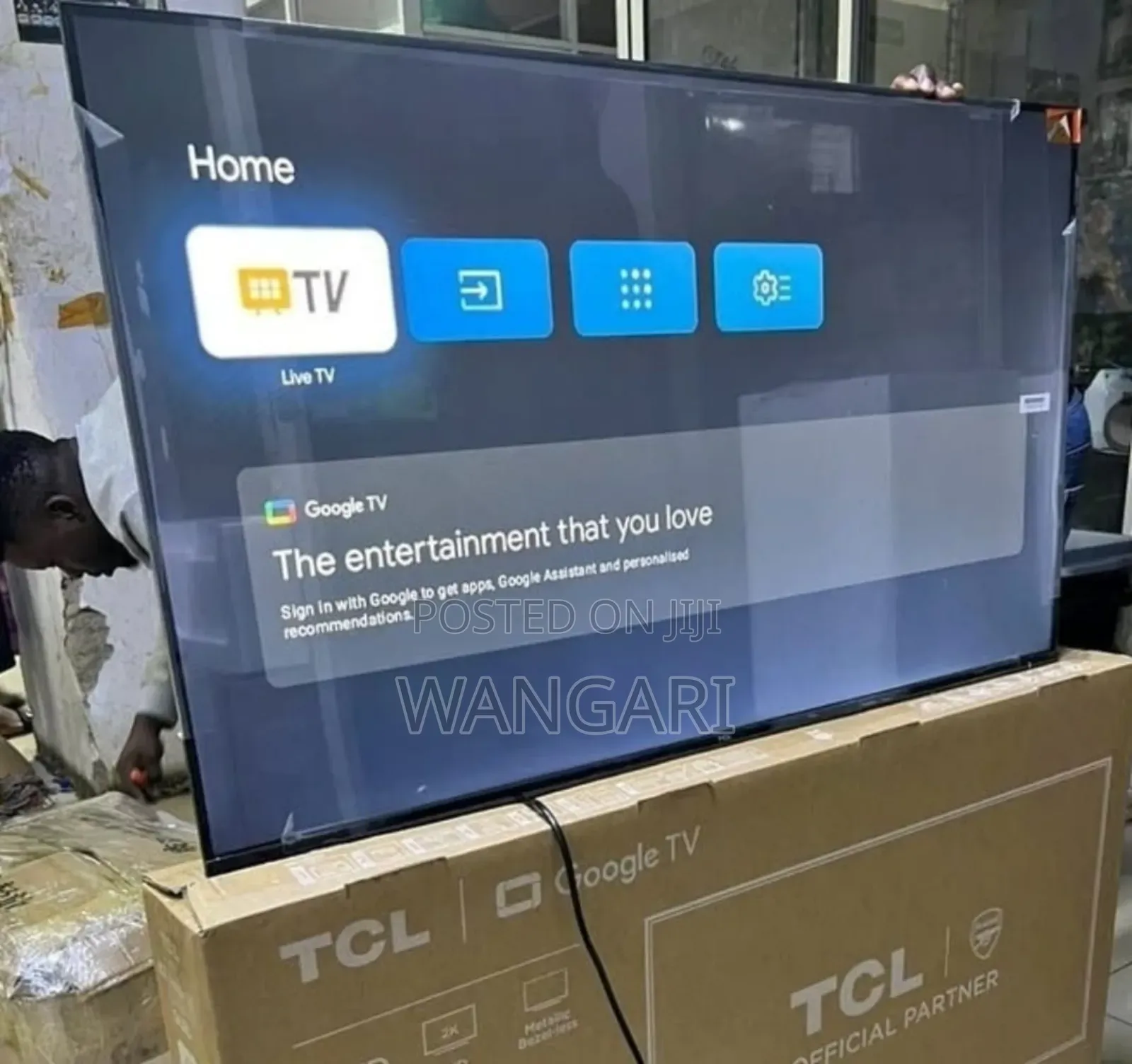 Frameless TCL 43 Inch Qled Television