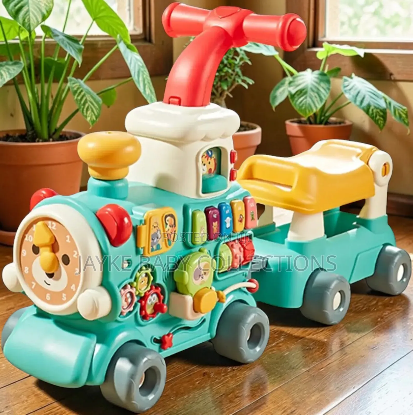 5-in-1 Baby Walker Train – Helps Babies Learn to Walk Play