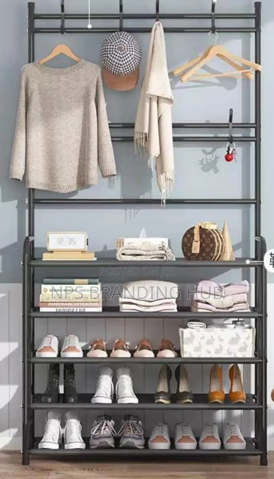 Metallic 5 Layer Rack Size *60cmx26cmx170cm Cn