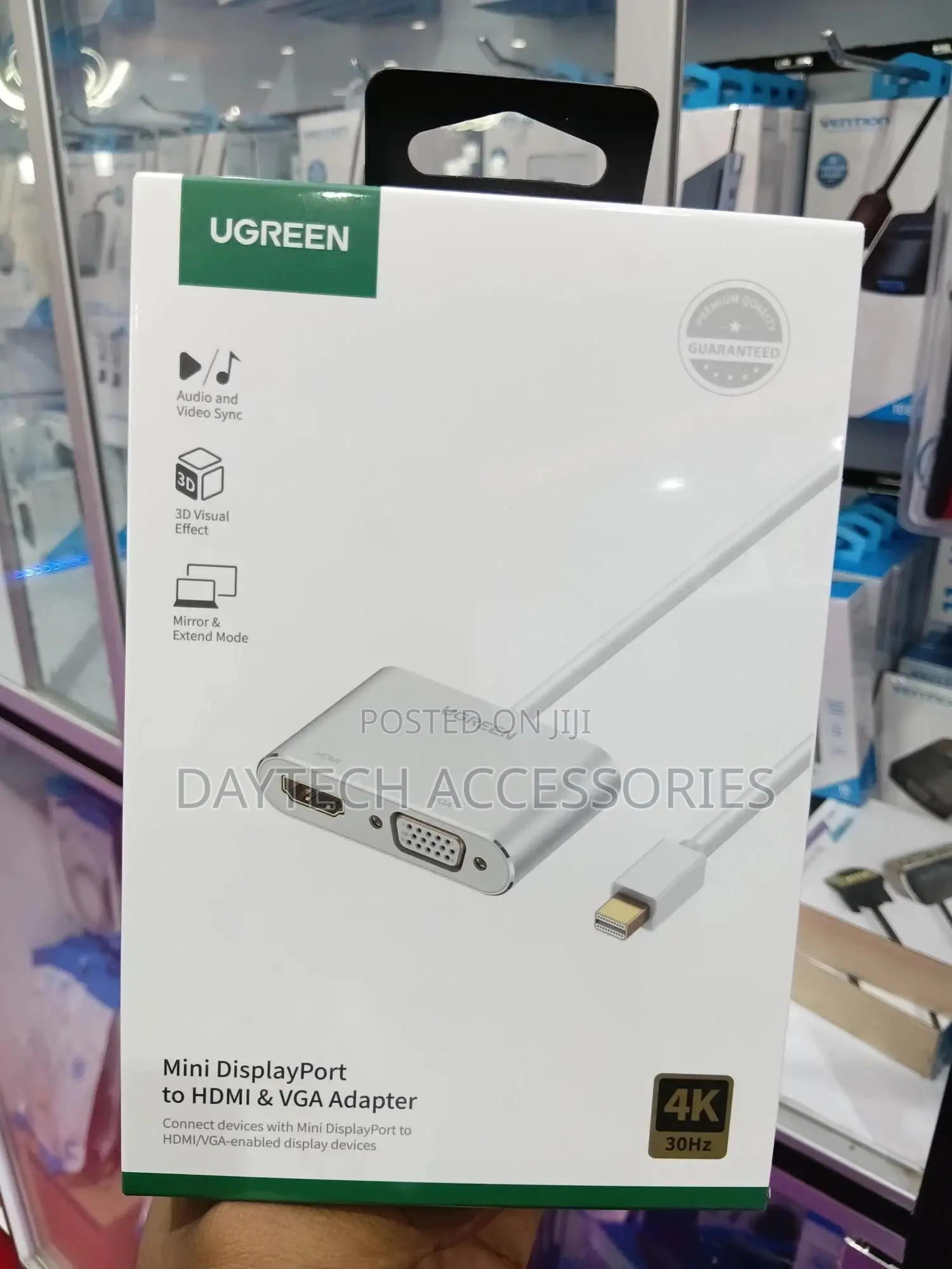 Ugreen Mini Dp to Hdmi + Vga Converter – Md115 – 20421
